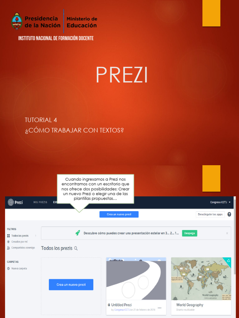 PREZI Tut 04 Como Trabajar Con Textos | PDF | Software