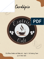 Cardapio Espirito Café