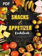 Snacks and Appetizers Cookbook 101 Easy Amp Delicious Snacks and Appetizers Recipe For You