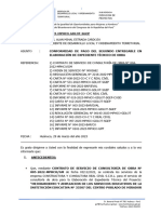 Informe Nº 00-2023 - Conformidad de Pago de Segundo Entregable en Elaboración de Expediente Técnico