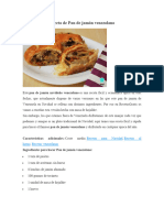 Receta de Pan de Jamón Venezolano