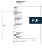 Final Term Syllabus Class Ix