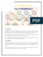 Map Reduce Features Hadoop environment