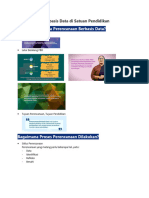 Perencanaan Berbasis Data Di Satuan Pendidikan