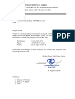 PMKP 1 Ep 4 Undangan Rapat Koordinasi Evaluasi Proker PMKP Periode April-Juni 2022 RSU Kartini