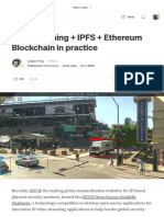 Deep Learning + IPFS + Ethereum Blockchain in Practice - by Liqiao Ying - Coinmonks - Medium