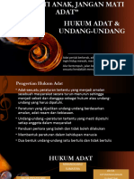 1.2 - Hukum Adat & Undang-Undang