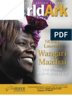 2004 Nobel Peace Laureate Wangari Maathai in World Ark 05 NovDec