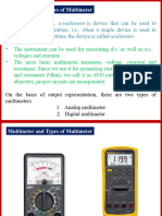 Multimeter and Need For Multimeter
