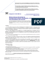 C138-13 Método de Ensayo Normalizado de Densidad (Peso Unitario), Rendimiento, y Contenido de Aire (Gravimétrico) Del Concreto