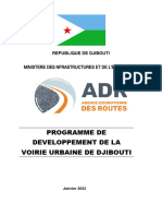 Programme de Developpement de La Voirie Urbaine de Djibouti 02 FEV 2022
