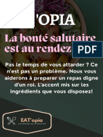 EATopia Est Une Platforme Gratuite Permettant Au Utilisateurs de Trouver Les Plus Délicieuses Recettes Selon Les Ingrédients Dont Ils Disposent.