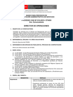 Bases Proceso Cas 010-2015 - 3 Convocatoria - Otass-Director de Operaciones