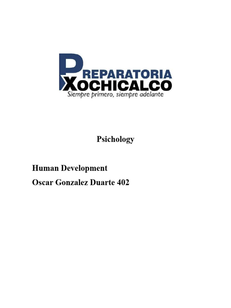 Desarrollo Humano | PDF | Psychology | Clinical Psychology