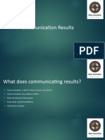 Communication Result