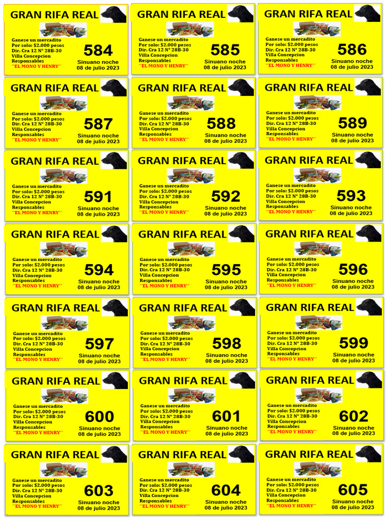Rifa Real584-669 | PDF