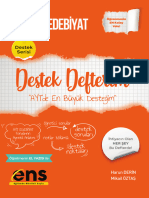 AYT Edebiyat Akıllı Defter - Ornek