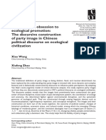 From Growth Obsession To Ecological Promotion The Discursive Construction of Party Image in Chinese