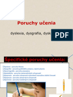 Patopsychologia Poruchy - Ucenia - Prednaska