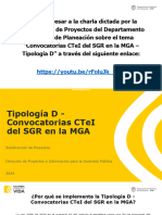 Tipologia D CTel Del SGR