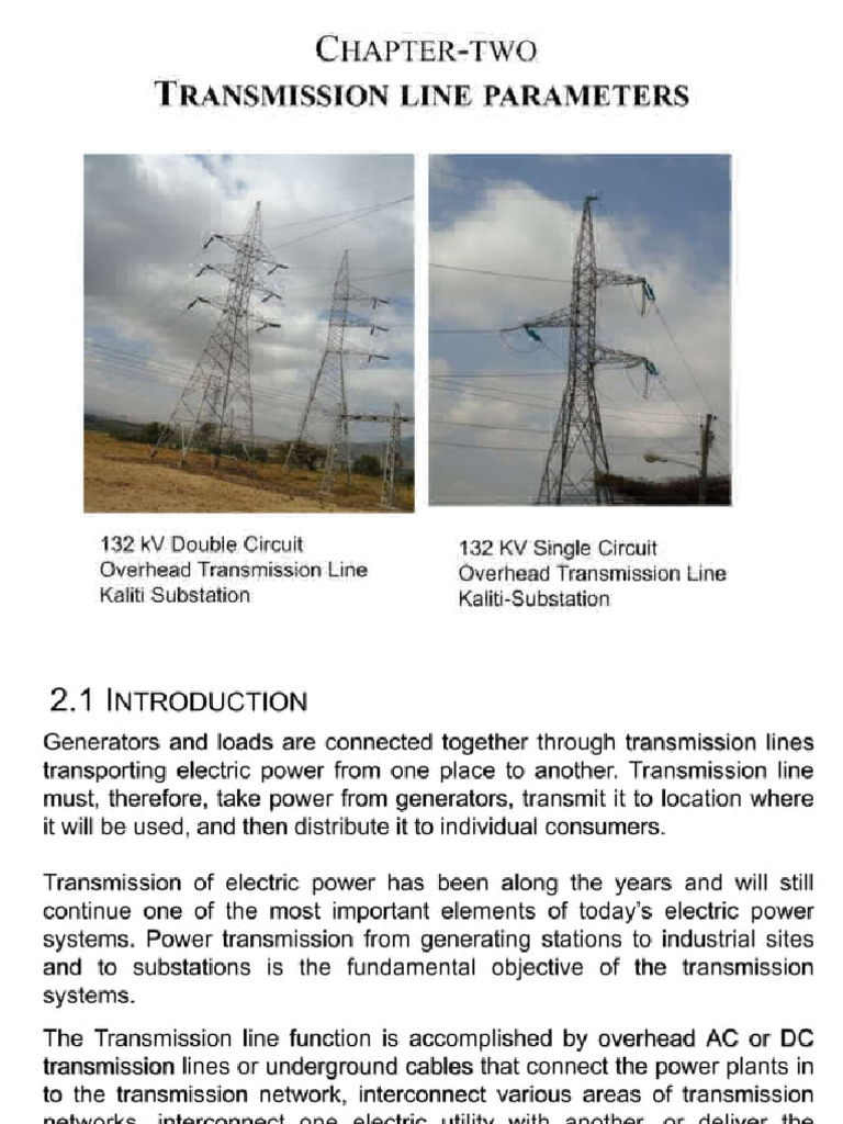 Transmission Lines Parameter PDF