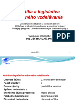 Politika A Legislatíva Odborného Vzdelávania Mgr. 5.roč.