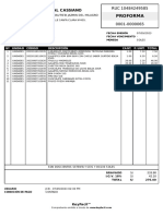 Comercial Cassiano: Proforma