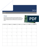 Plantilla Calendario Por Mes