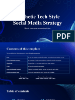 Aesthetic Tech Style Social Media Strategy by Slidesgo