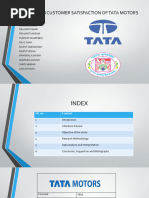 A Study On Customer Satisfaction Towards Tata Motors