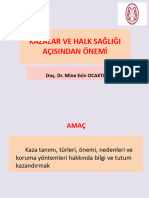 Esi̇n Ocaktan Kazalar Ve Halk Sağliği Açisindan Önemi̇ Ocak 2017