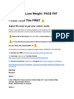 Diet Plan To Lose Weight - FACEFAT