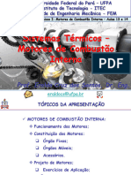 Sistemas Térmicos I - Aulas 13 e 14 - Ciclos de Potência - Motores de Combustão Interna 2