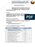 Especificaciones Tecnicas Botiquin