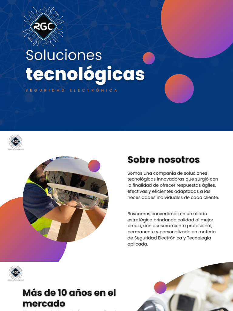 Servicios RGC Soluciones Tecnológicas | PDF | Inteligencia artificial ...