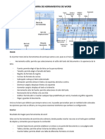 BARRA DE HERRAMIENTAS DE WORD