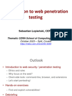 Introduction To Web Penetration Testing