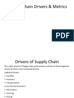 Supply Chain Drivers & Metrics