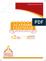 Trinity Academic Calendar 2022 - 23 - Press