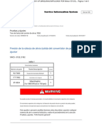 Relief Valve (Torque Converter Outlet) Pressure - Test and Adjust.en.es