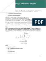 L04 Control Systems - Modeling of Mechanical Systems