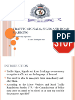 Traffic Signals, Signs and Road Marking