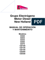 CRAM GRUPO ELECTROGENO 20 KVA - Manual Operacion y Mantenimiento -New holland