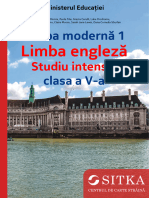 Limba Moderna 1 - Limba Engleza - Studiu Intensiv - Clasa A V-A