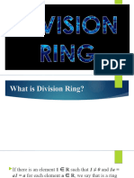5 - Division Ring