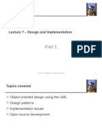 Lecture 7 - Design and Implementation