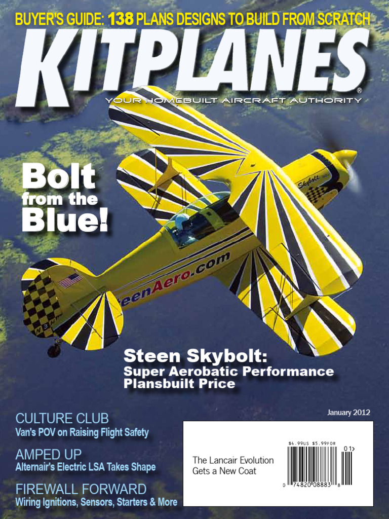 Kitplanes 2012 01 | PDF | Instrument Flight Rules | Homebuilt Aircraft