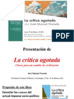 PDF La crítica agotada UCM 19 enero 2024