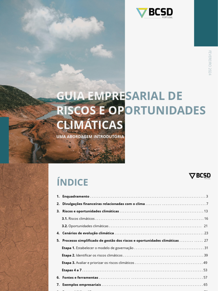 Guia de Riscos e Oportunidades Climáticas | PDF | Economia de baixo ...
