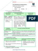 Sesion de Aprendizaje Escribimos Palabras Que Tengan La Letrra I